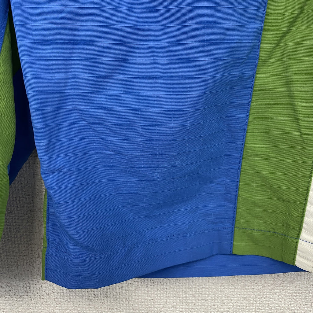 00s　NIKE　ナイキ　ナイロンハーフパンツ/ショートパンツ　サーフパンツ　スウッシュ　ヴィンテージ　ブルー　Lサイズ　古着