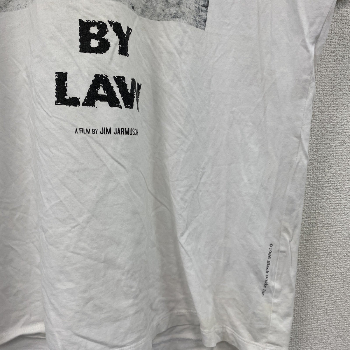 UNIQLO　ユニクロ　DOWN BY LAW　ダウンバイロー　半袖ムービーTシャツ　白　ホワイト　Lサイズ　古着