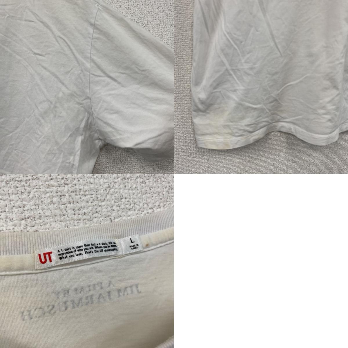 UNIQLO　ユニクロ　DOWN BY LAW　ダウンバイロー　半袖ムービーTシャツ　白　ホワイト　Lサイズ　古着