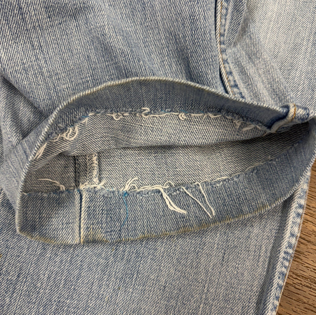 Levi’s　リーバイス　501　デニムパンツ/ジーンズ　ボタンフライ　縦落ち　インディゴ　W33サイズ　古着