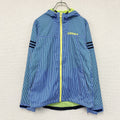 adidas　アディダス　フルジップジャケット/ウィンドブレーカー　水色　ライトブルー　Lサイズ　古着