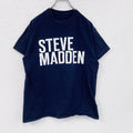 STEVE MADDEN　半袖プリントTシャツ　黒　ブラック　古着