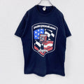 JERZEES　ジャージーズ　F1　半袖プリントTシャツ　黒　ブラック　古着