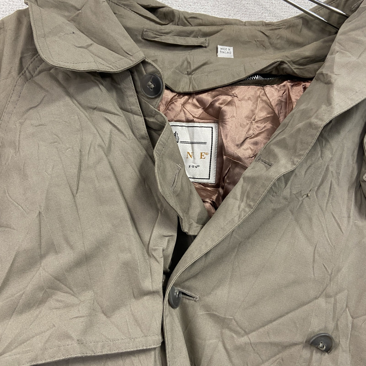 TOWNE FROM LONDON FOG　ロンドンフォグ　トレンチコート　ベージュ　40サイズ　古着