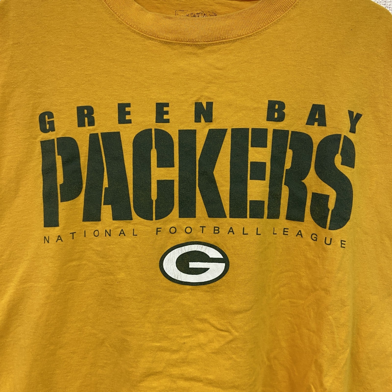 NFL　TEAM APPAREL　チームアパレル　半袖プリントTシャツ　イエロー　2XLサイズ　古着