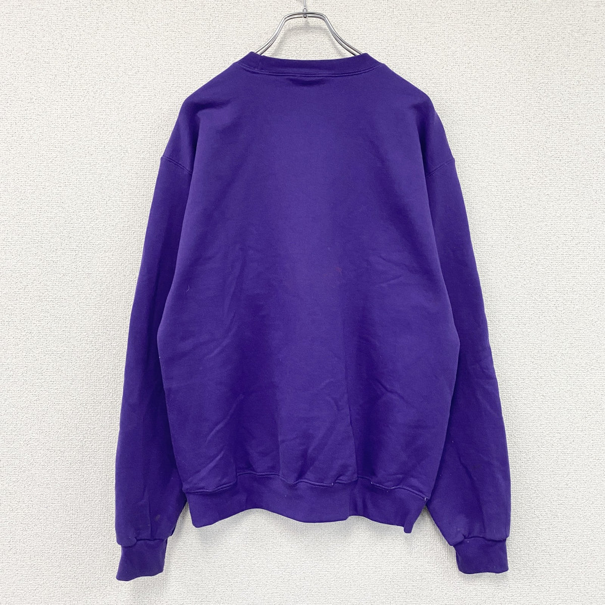 Champion　チャンピオン　スウェット/トレーナー　無地　紫　パープル　Mサイズ　古着