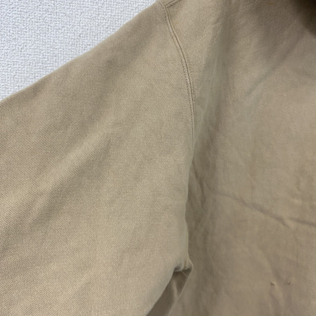 Champion　チャンピオン　リバースウィーブ　スウェットパーカー/フーディー　目無し　ベージュ　Lサイズ　古着