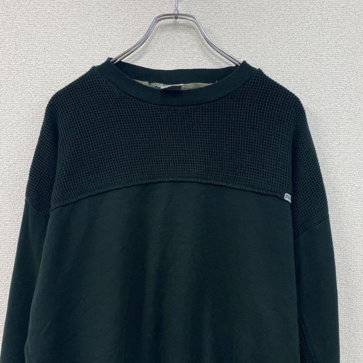 80s　PUMA　プーマ　スウェット　ヴィンテージ　刺繍タグ　黒　ブラック　XLサイズ　古着