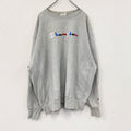 Champion　チャンピオン　リバースウィーブ　スウェット/トレーナー　ビッグシルエット　現行　刺繍ロゴ　灰色　グレー　2XLサイズ　古着