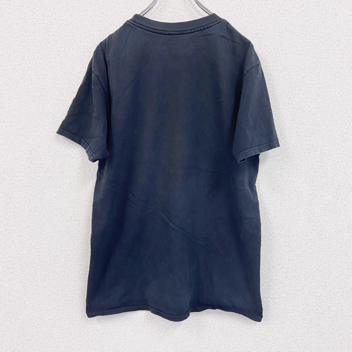 OLEE TEXTILE　半袖プリントTシャツ　NEW YYORK CITY　Apple　リンゴ　黒　ブラック　Lサイズ　古着
