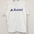 adidas　アディダス　半袖プリントTシャツ　白　ホワイト　Mサイズ　古着