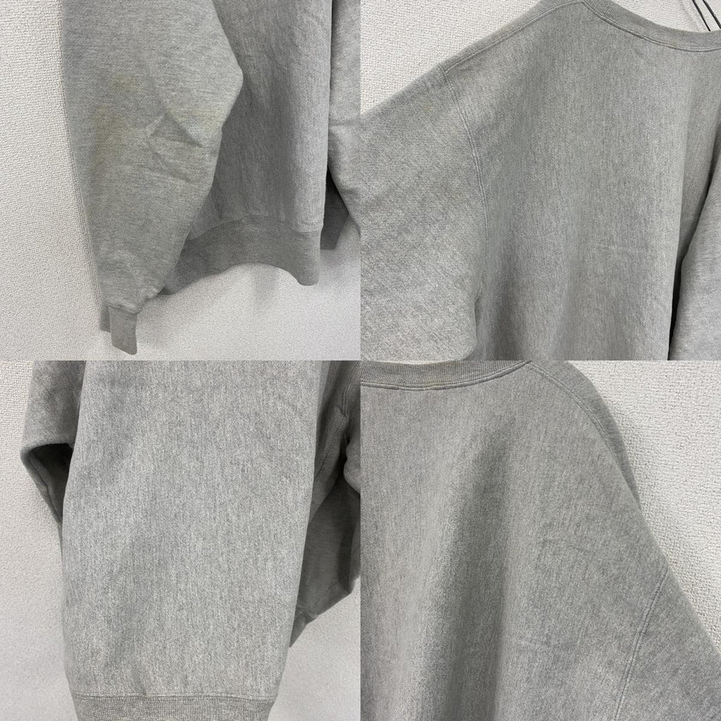 Champion　チャンピオン　リバースウィーブ　スウェット/トレーナー　ビッグシルエット　現行　刺繍ロゴ　灰色　グレー　2XLサイズ　古着
