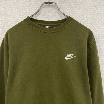 NIKE　ナイキ　スウェット/トレーナー　刺繡ロゴ　カーキ　Mサイズ
