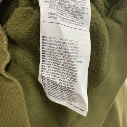 NIKE　ナイキ　スウェット/トレーナー　刺繡ロゴ　カーキ　Mサイズ