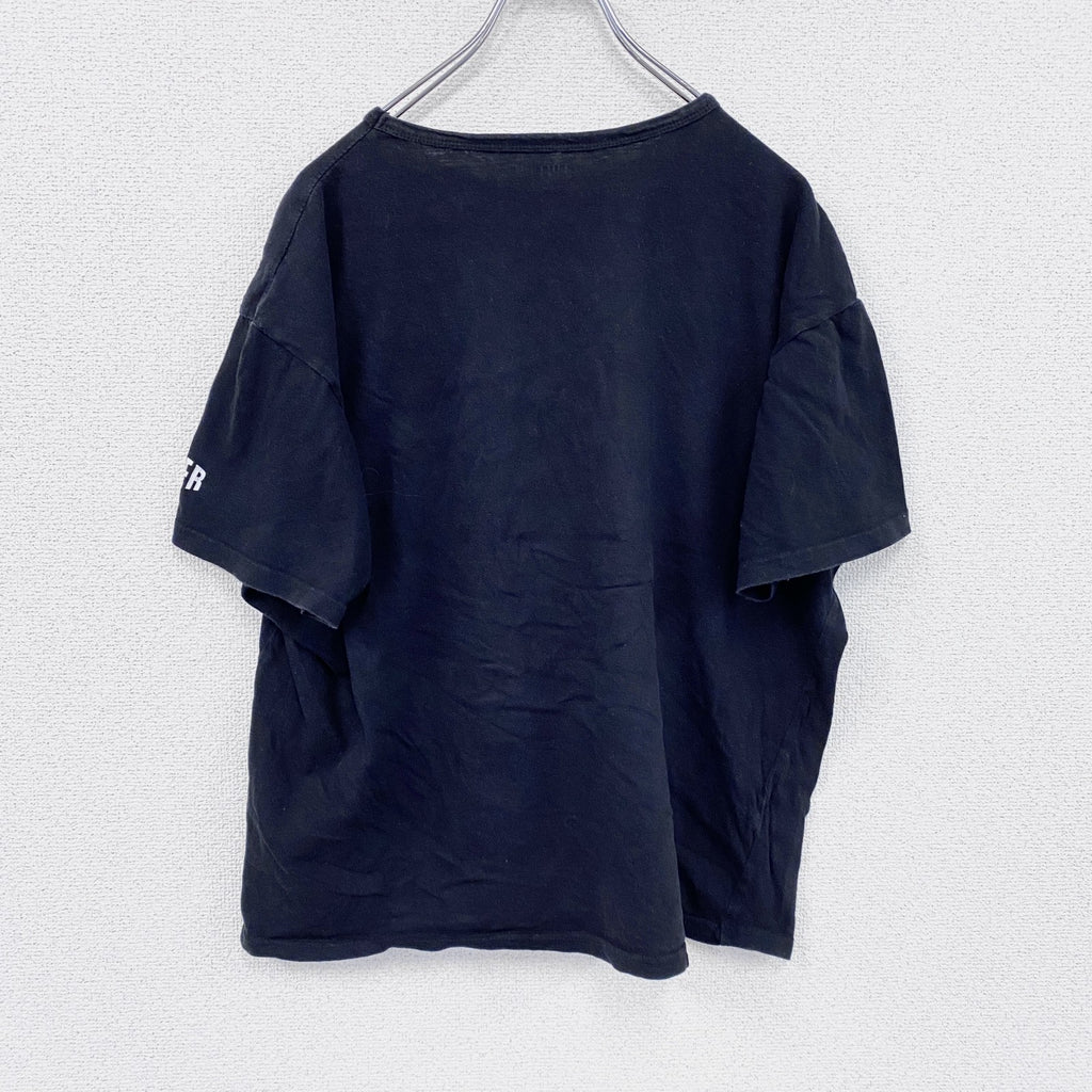 JEVER　Thunderbike　半袖プリントTシャツ　ハーレーダビッドソン　バイク　黒　ブラック　XLサイズ　古着