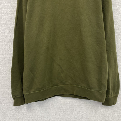 NIKE　ナイキ　スウェット/トレーナー　刺繡ロゴ　カーキ　Mサイズ