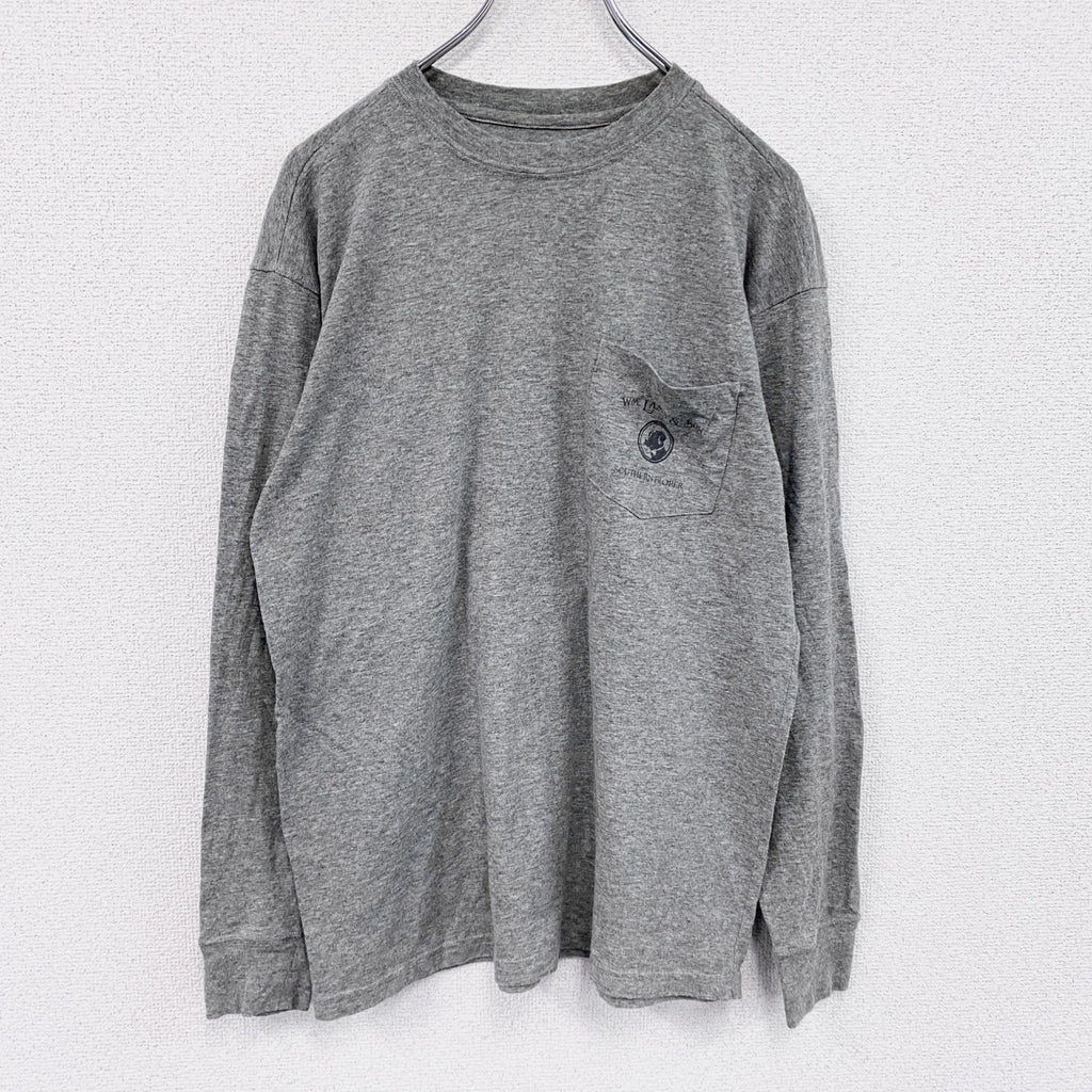 SOUTHERN PROPER　長袖Tシャツ/ロンT　灰色　グレー　Sサイズ　古着