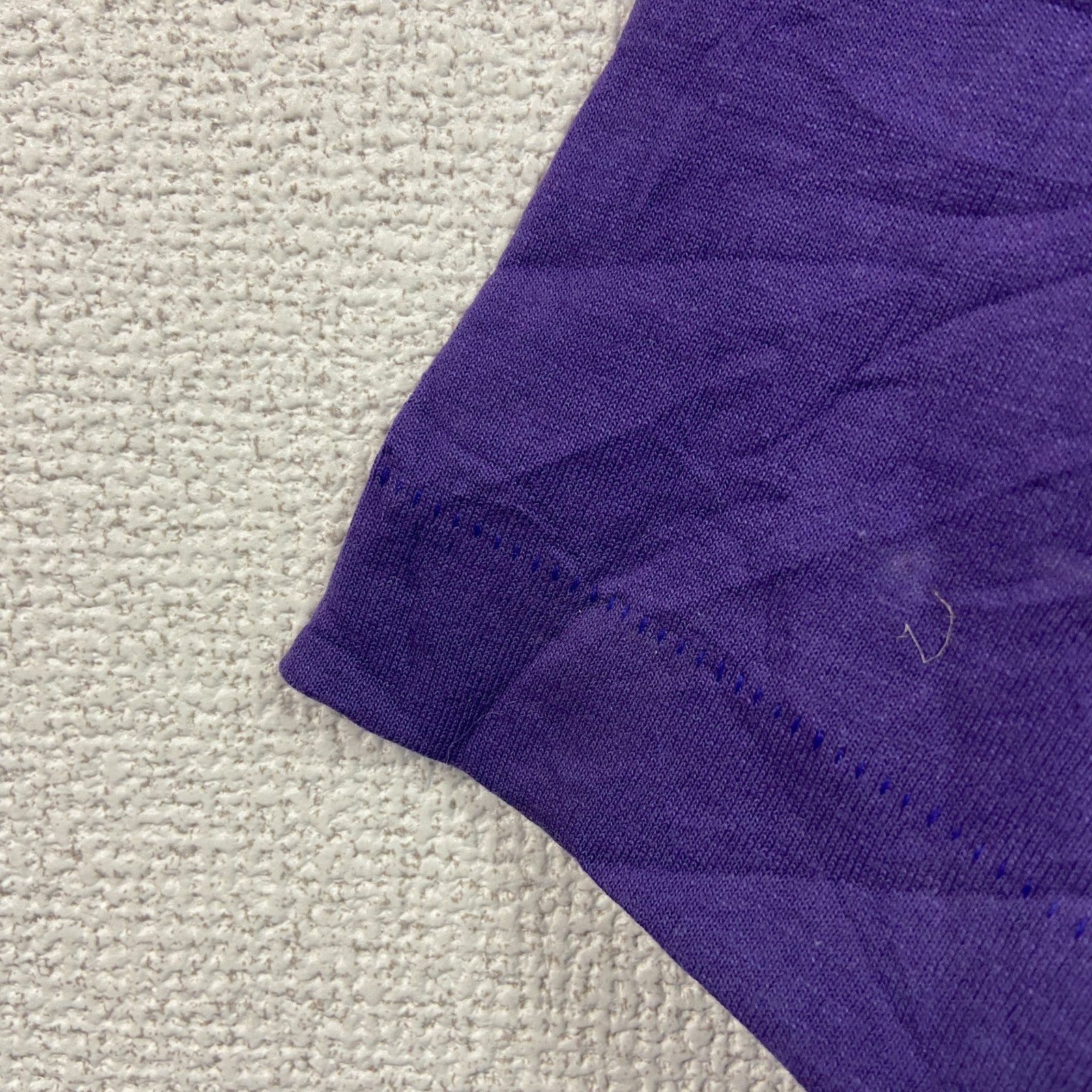 80s　SPORTSMAN　半袖プリントTシャツ　ヴィンテージ　シングルステッチ　紫　パープル　XLサイズ　古着