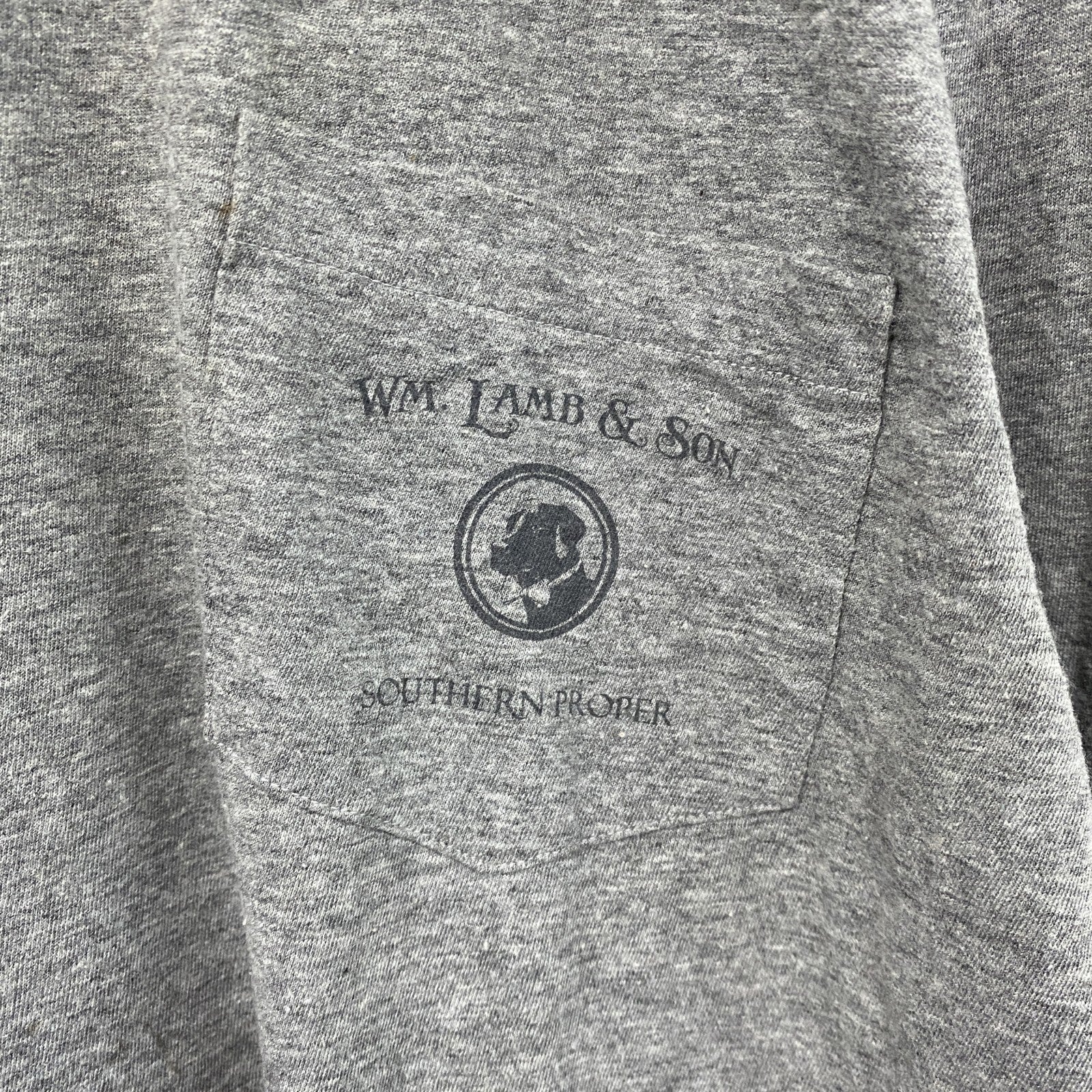 SOUTHERN PROPER　長袖Tシャツ/ロンT　灰色　グレー　Sサイズ　古着