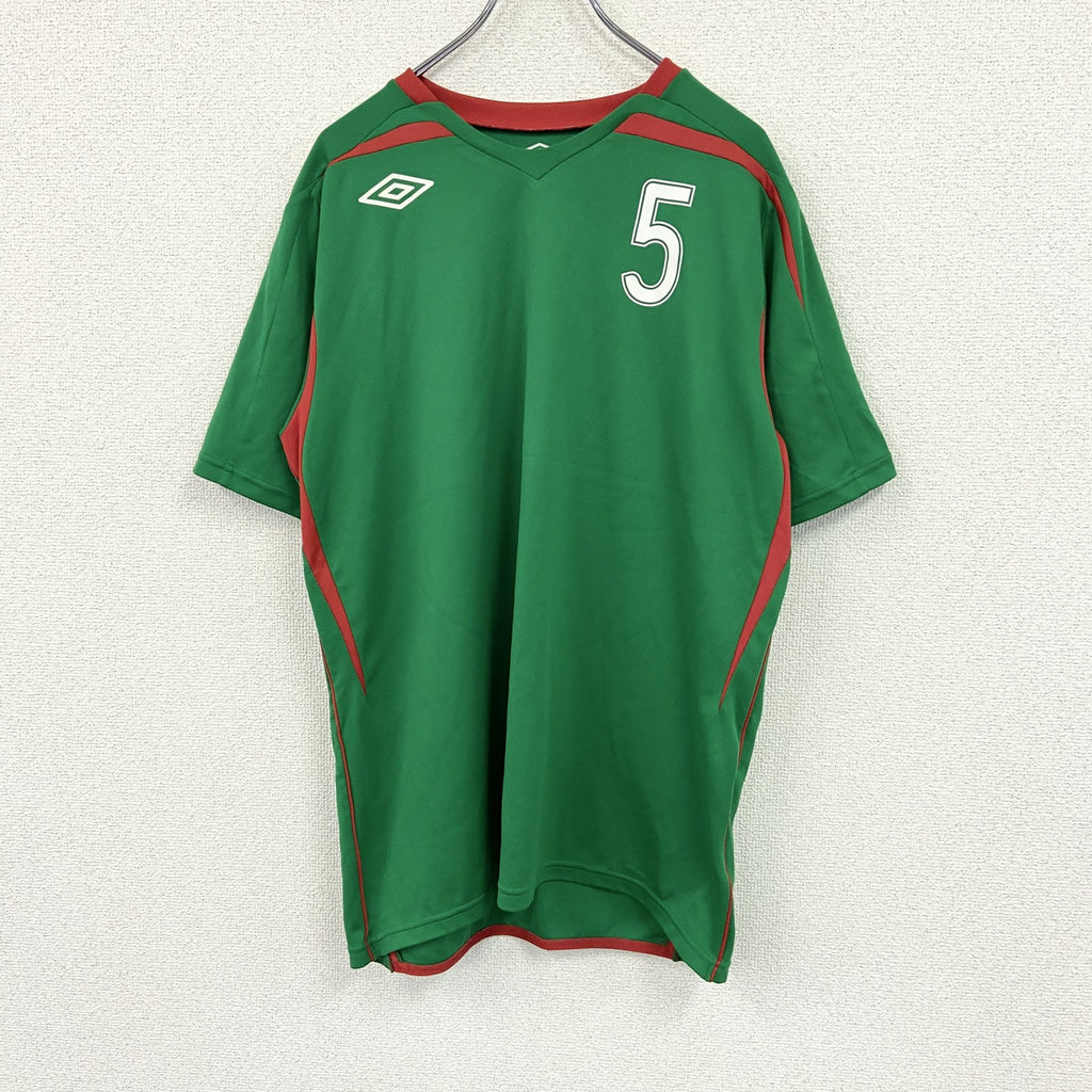 UMBRO　アンブロ　半袖Tシャツ　ユニフォーム　緑　グリーン　古着