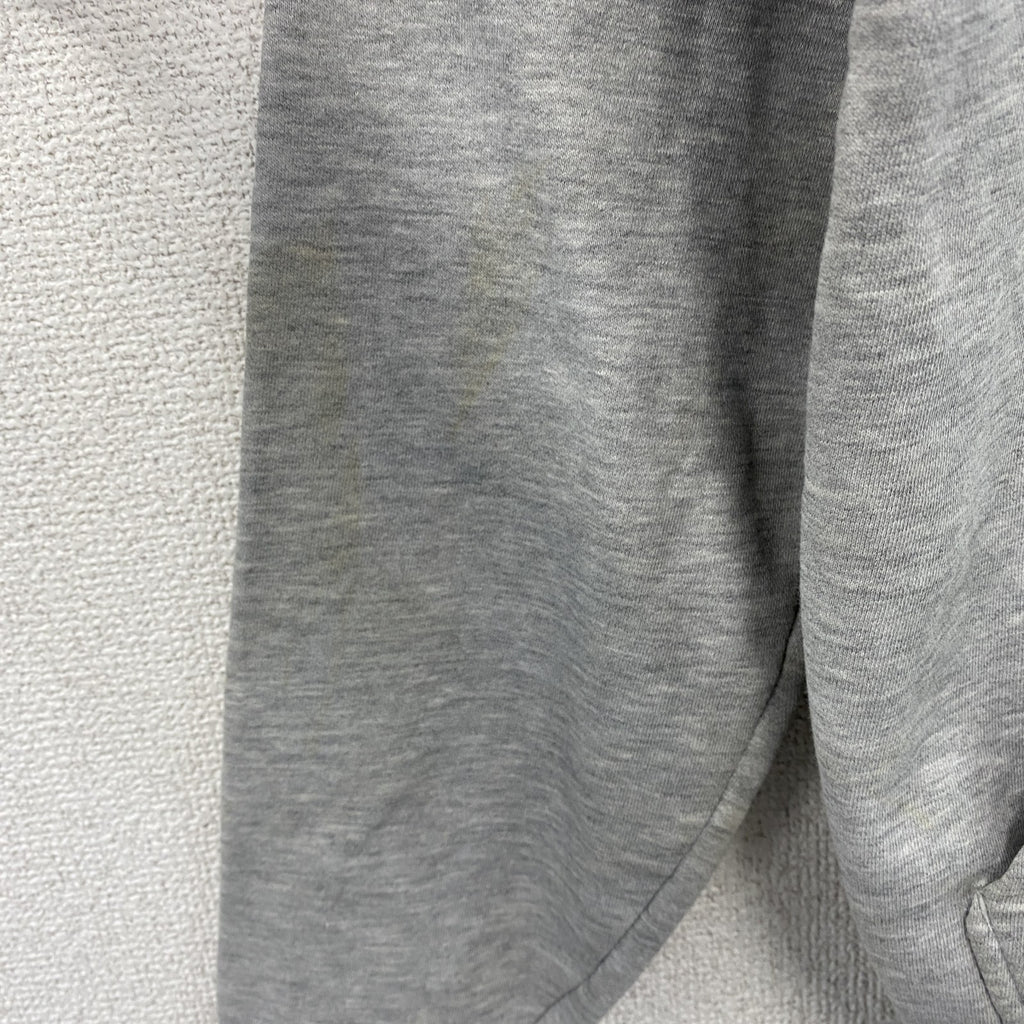 00s　adidas　アディダス　スウェットパーカー/フーディー　パフォーマンスロゴ　ヴィンテージ　灰色　グレー　Sサイズ　古着