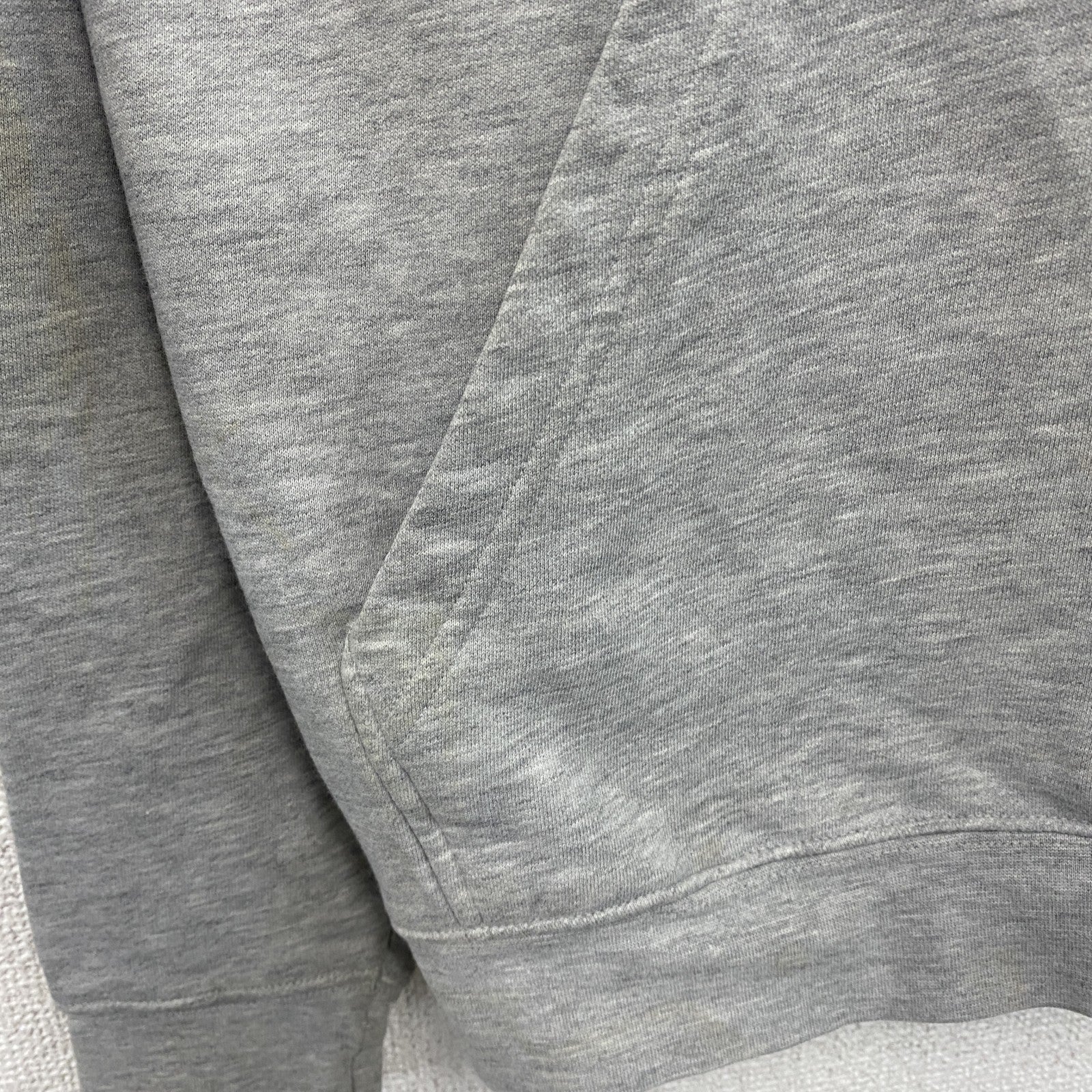 00s　adidas　アディダス　スウェットパーカー/フーディー　パフォーマンスロゴ　ヴィンテージ　灰色　グレー　Sサイズ　古着