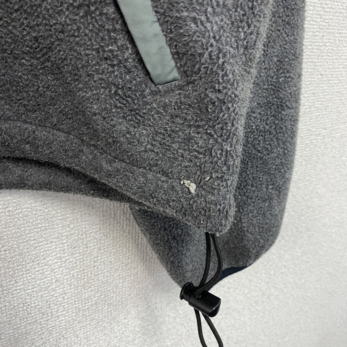 90s　Eddie Bauer　エディーバウアー　EBTEK　エブテック　フルジップフリースジャケット/ボアジャケット　ポーラテック　USA製　グレー　XSサイズ　古着