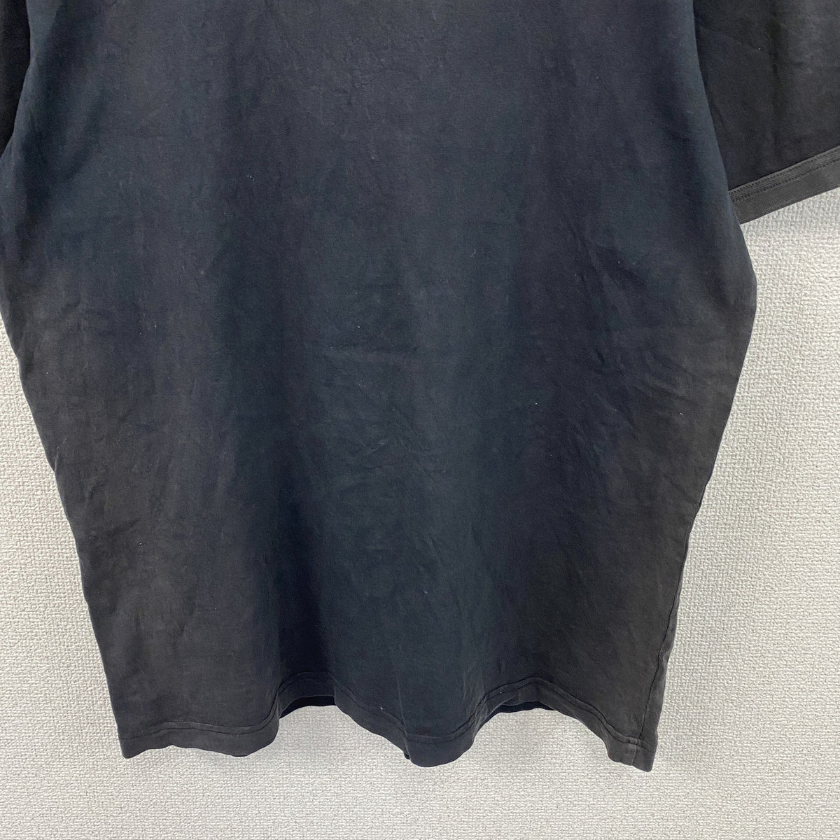00s　adidas　アディダス　NBA　commander series　半袖リンガーTシャツ　黒　ブラック　Lサイズ　古着