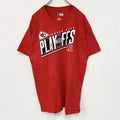 TEAM APPAREL　半袖プリントTシャツ　NFL　カンザスシティ チーフス　アメフト　KC　赤　レッド　Lサイズ　古着