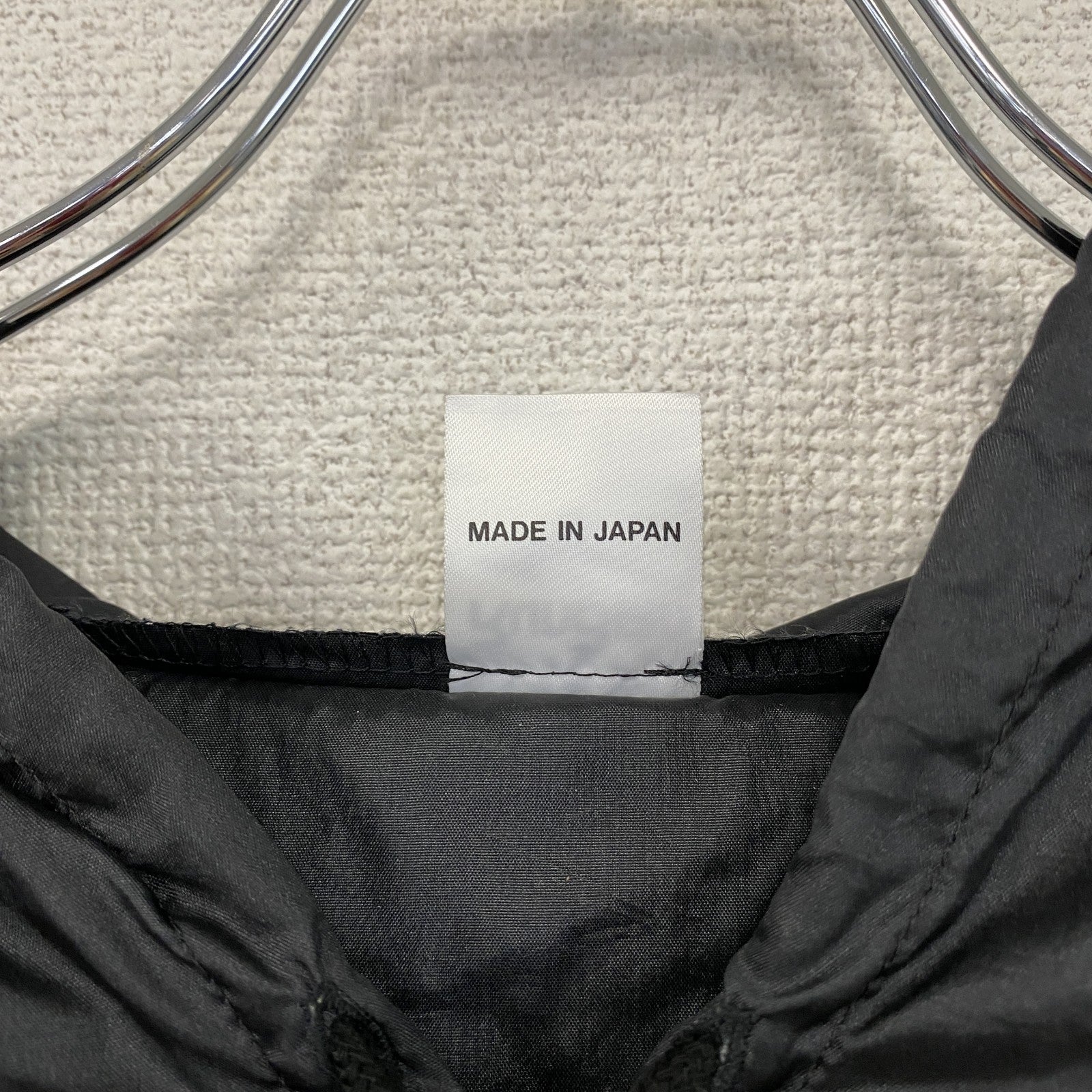 MIZUNO　ミズノ　RUNBIRD　ランバード　ナイロンプルオーバージャケット　デカロゴ　黒　ブラック　0サイズ　古着