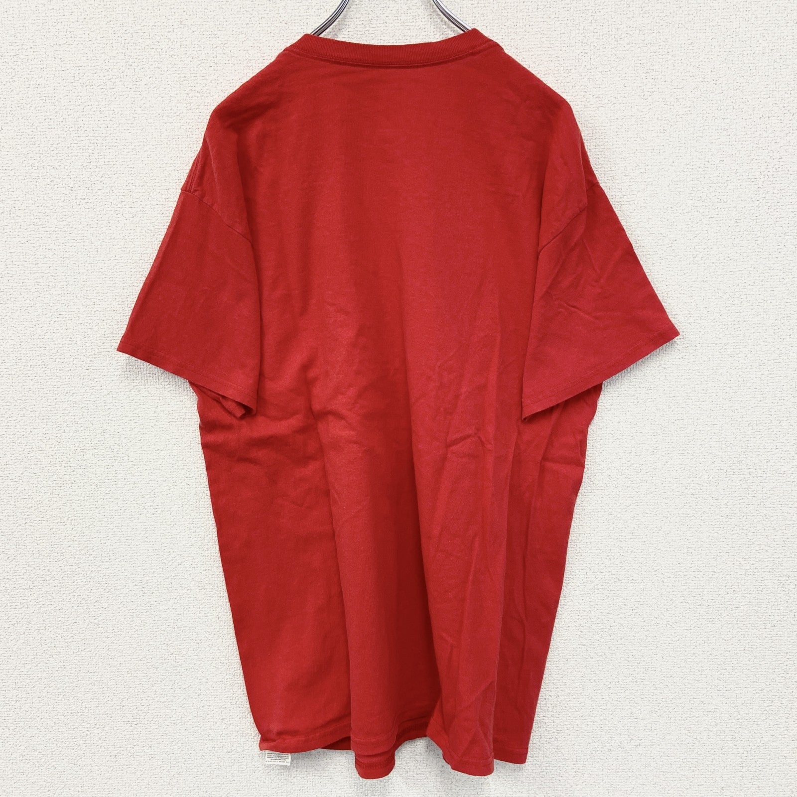 TEAM APPAREL　半袖プリントTシャツ　NFL　カンザスシティ チーフス　アメフト　KC　赤　レッド　Lサイズ　古着