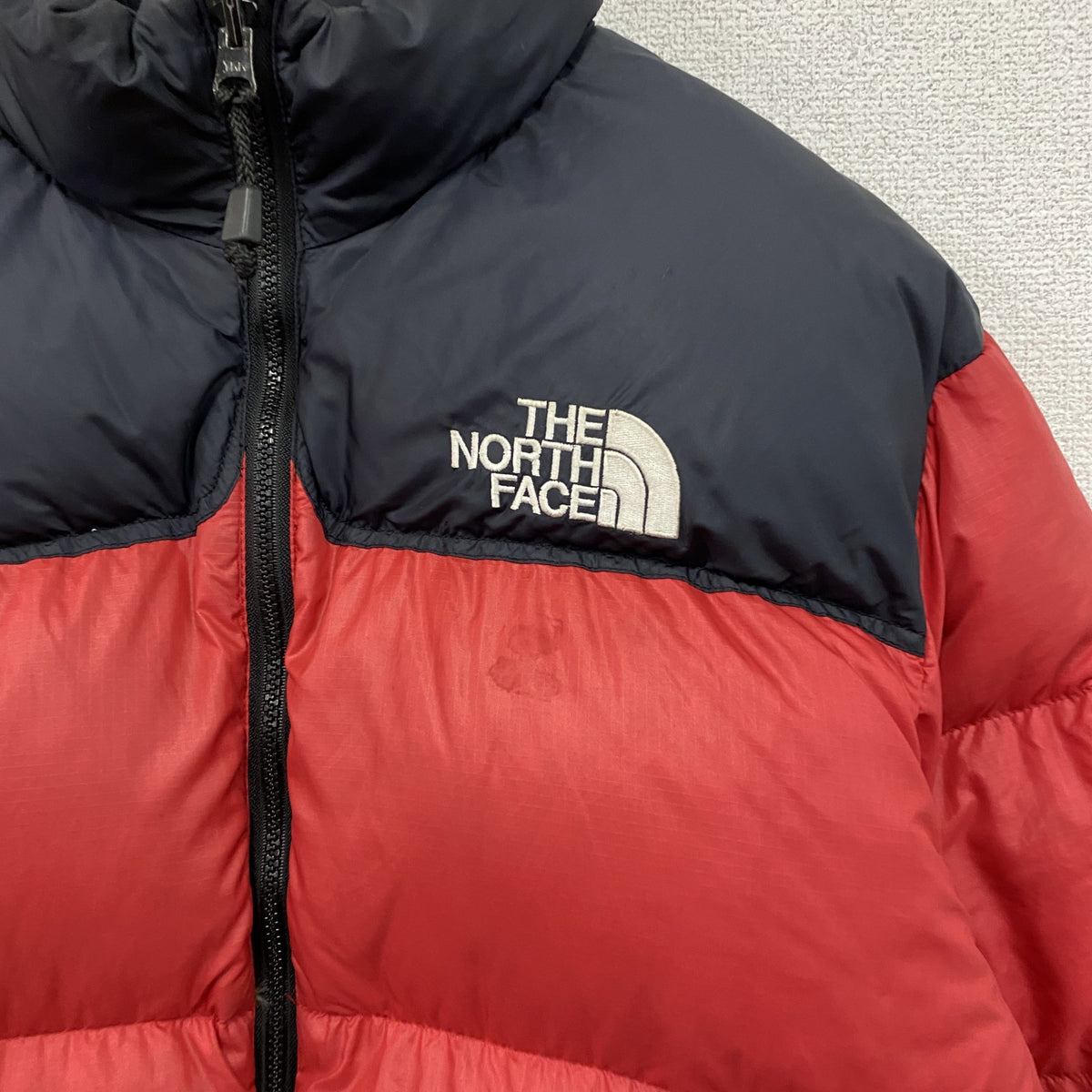 90s～00s　THE NORTH FACE　ザ・ノースフェイス　ヌプシ　ダウンジャケット　赤　レッド　Mサイズ　古着