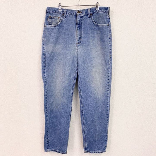 Carhartt　カーハート　デニムパンツ　ジッパーフライ　レザーパッチ　インディゴ　W38
