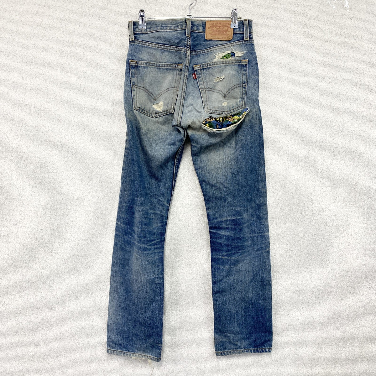 00s　Levi's　リーバイス　505-03　デニムパンツ/ジーンズ　ジップフライ　米国製　インディゴ　W28サイズ　古着