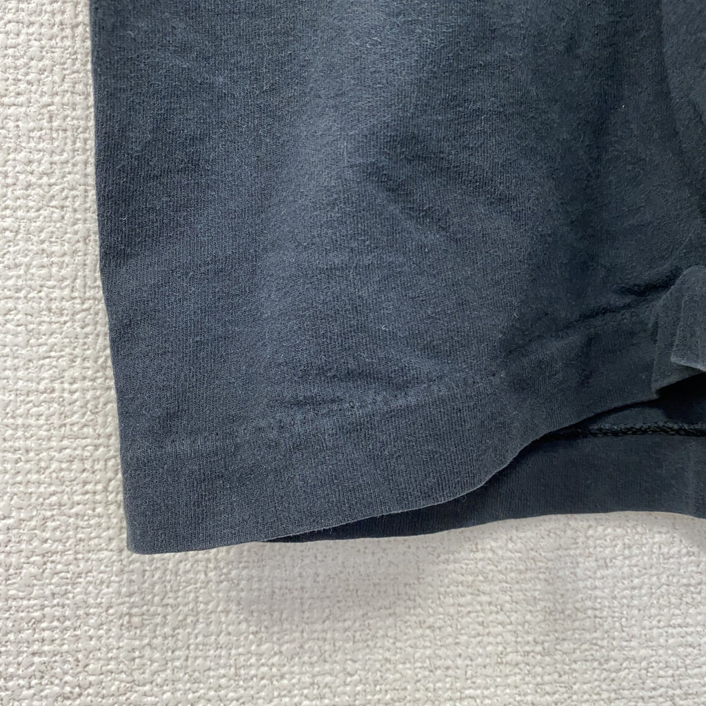 90s～　Sgt Peppers Cafe Bar　半袖プリントTシャツ　シングルステッチ　アーチプリント　3連プリント　黒　ブラック　　ヴィンテージ　古着