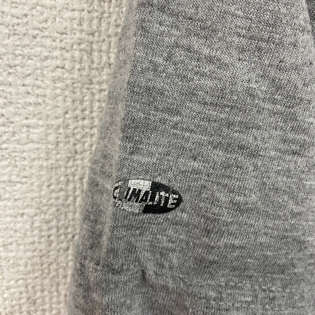 adidas　アディダス　半袖プリントTシャツ　グレー　灰色　2XL　古着