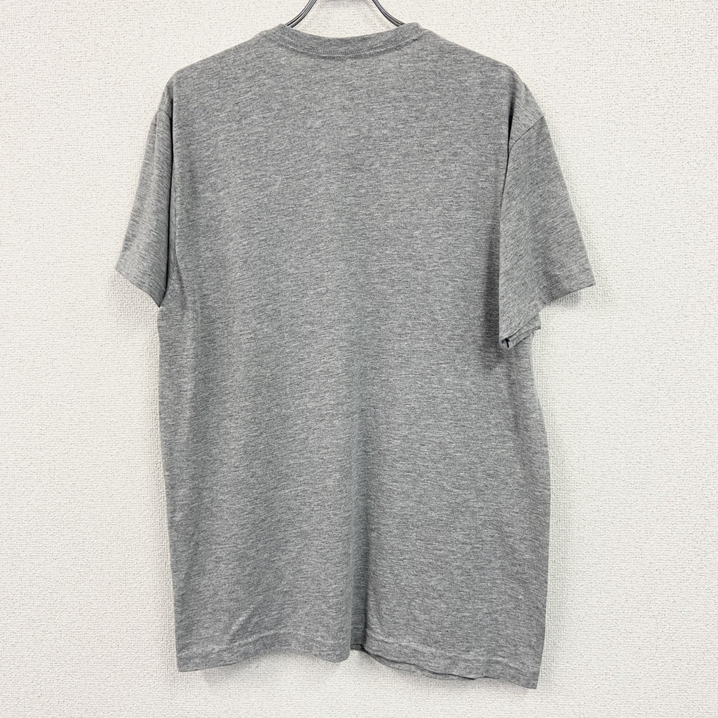 adidas　アディダス　半袖プリントTシャツ　グレー　灰色　2XL　古着
