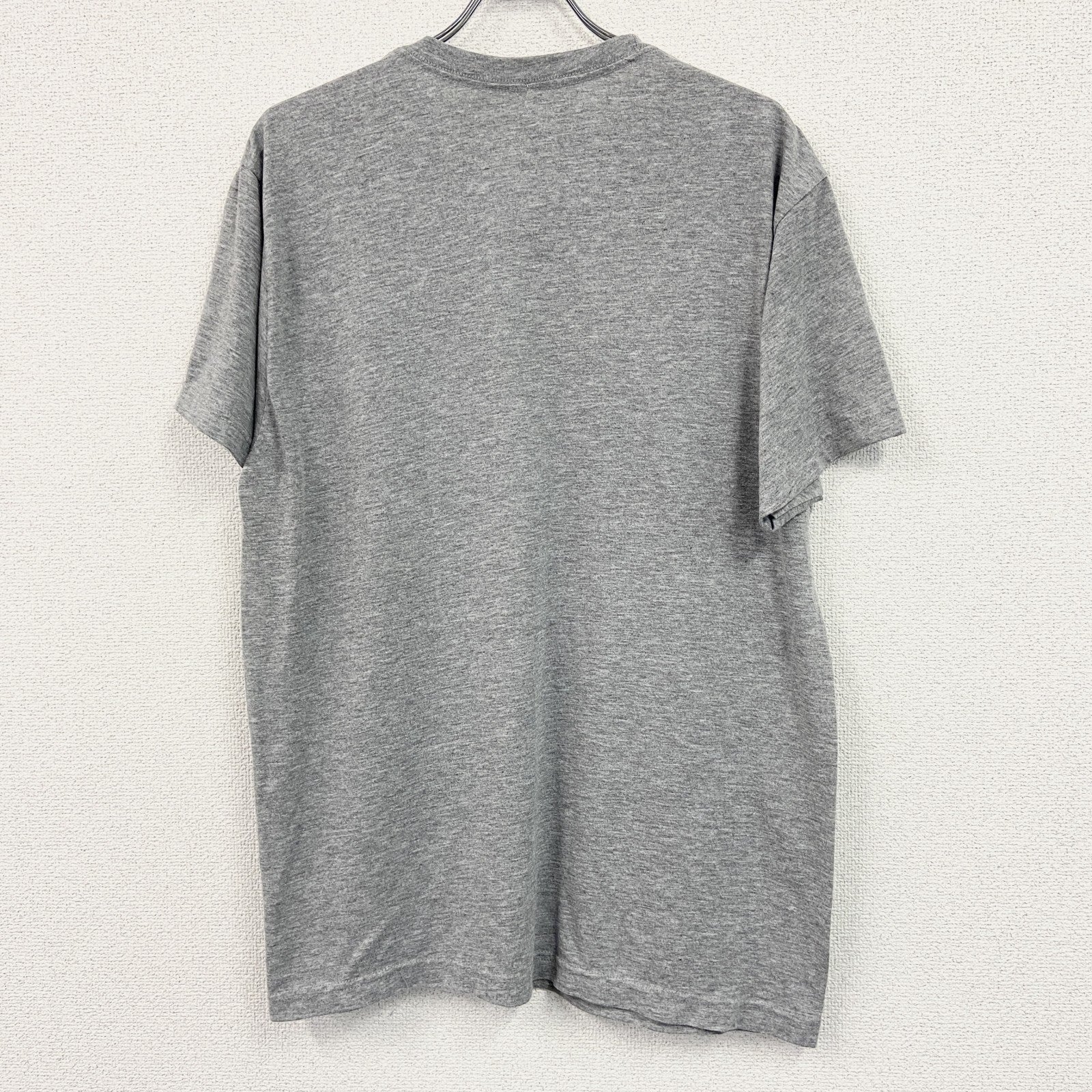 adidas　アディダス　半袖プリントTシャツ　グレー　灰色　2XL　古着