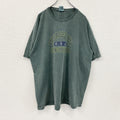～90s　anvil　アンヴィル　半袖プリントTシャツ　カプセルプリント　アーチプリント　3連プリント　カーキ　XLサイズ　　ヴィンテージ　古着