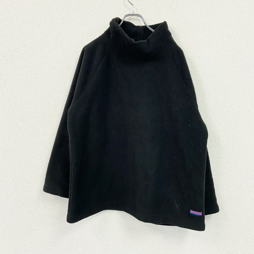 GAP　ギャップ　フリース/トレーナー　黒　ブラック　Lサイズ スウェットトップス メンズ ポリエステル 古着