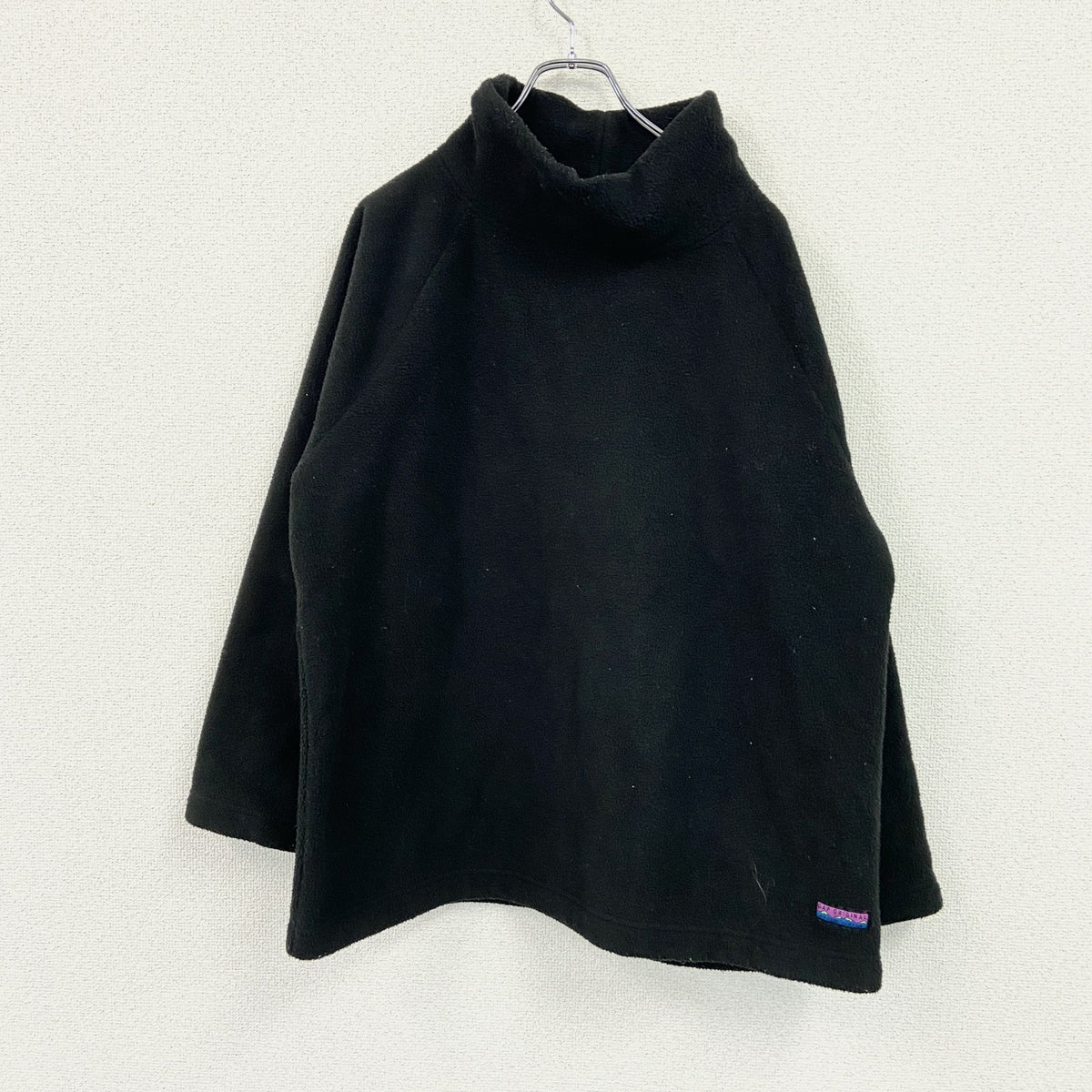 GAP　ギャップ　フリース/トレーナー　黒　ブラック　Lサイズ スウェットトップス メンズ ポリエステル 古着