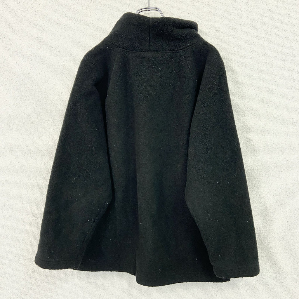 GAP　ギャップ　フリース/トレーナー　黒　ブラック　Lサイズ スウェットトップス メンズ ポリエステル 古着