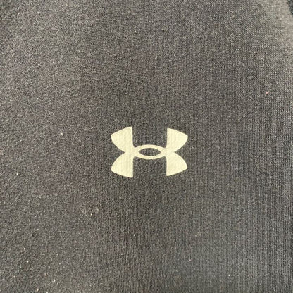 古着 used　UNDER ARMOUR　アンダーアーマー　長袖ハーフジップスウェット　トレーナー　黒　ブラック　Mサイズ