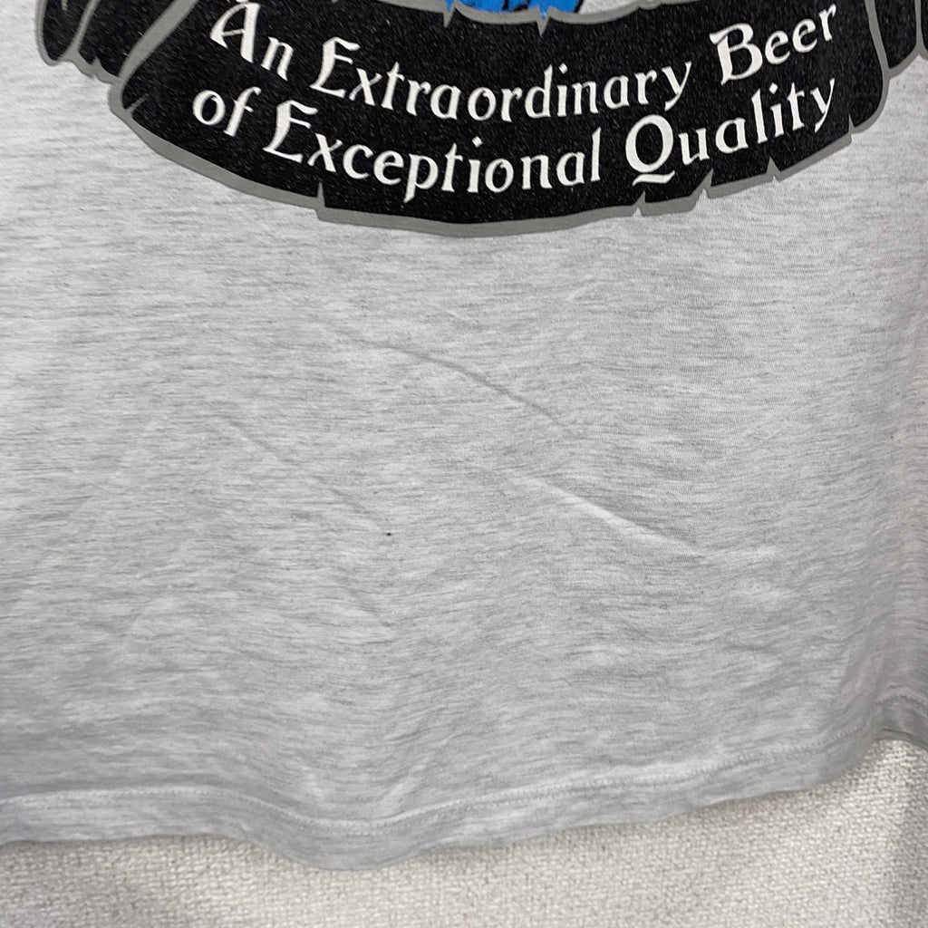 HOBGOBLIN　Wychwood Brewery　半袖プリントTシャツ　キングゴブリン　霜降りグレー　XLサイズ　古着