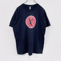 American Apparel　半袖プリントTシャツ　黒　ブラック　Lサイズ　古着