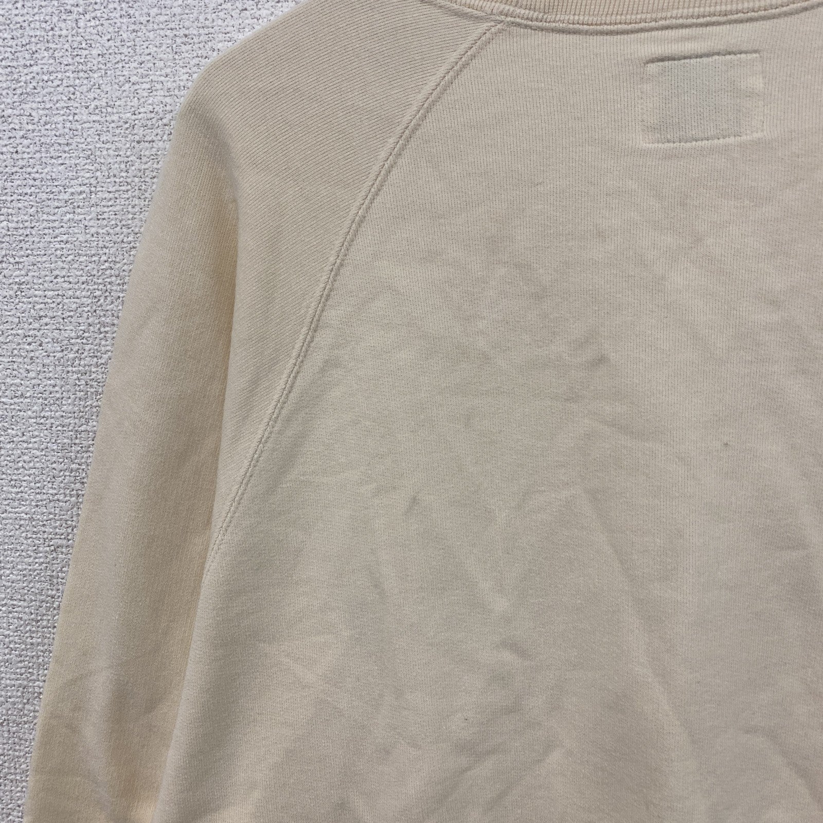 90s～　UNITED COLORS OF BENETTON　ベネトン　スウェット/トレーナー　ベージュ　48サイズ　　ヴィンテージ　古着
