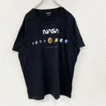 OLD NAVY　オールドネイビー　NASA　半袖プリントTシャツ　黒　ブラック　XLサイズ　古着