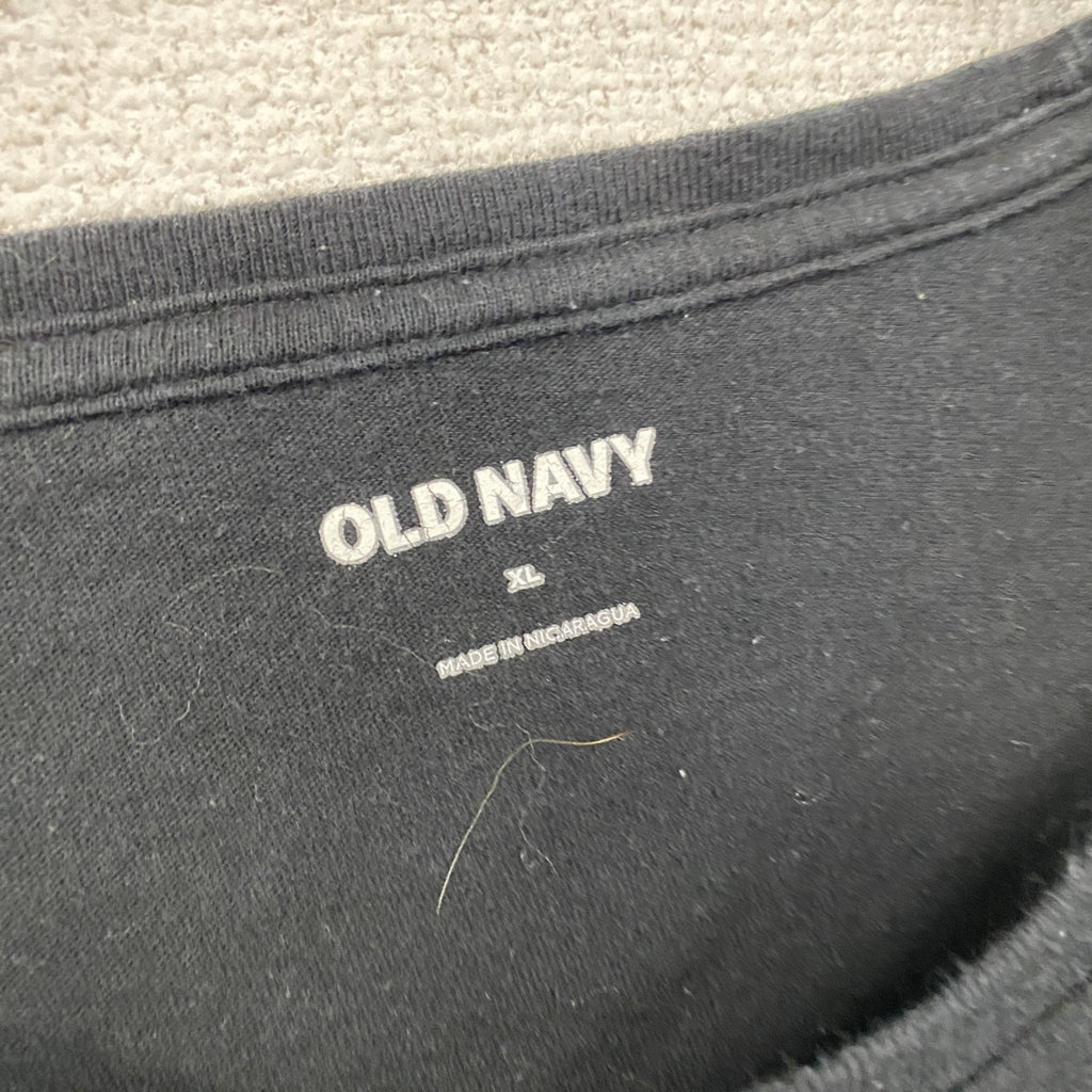 OLD NAVY　オールドネイビー　NASA　半袖プリントTシャツ　黒　ブラック　XLサイズ　古着