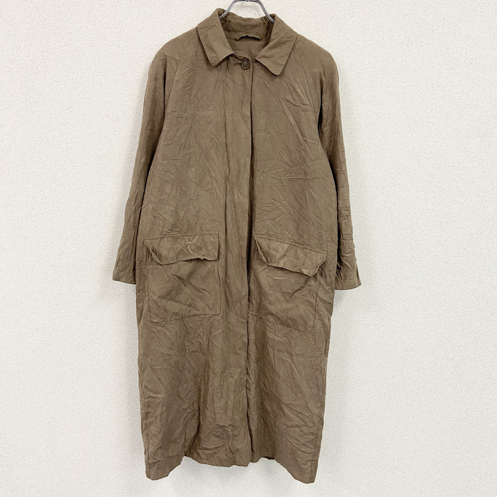LONDON FOG　ロンドンフォグ　ステンカラーコート　ベージュ　Mサイズ　古着