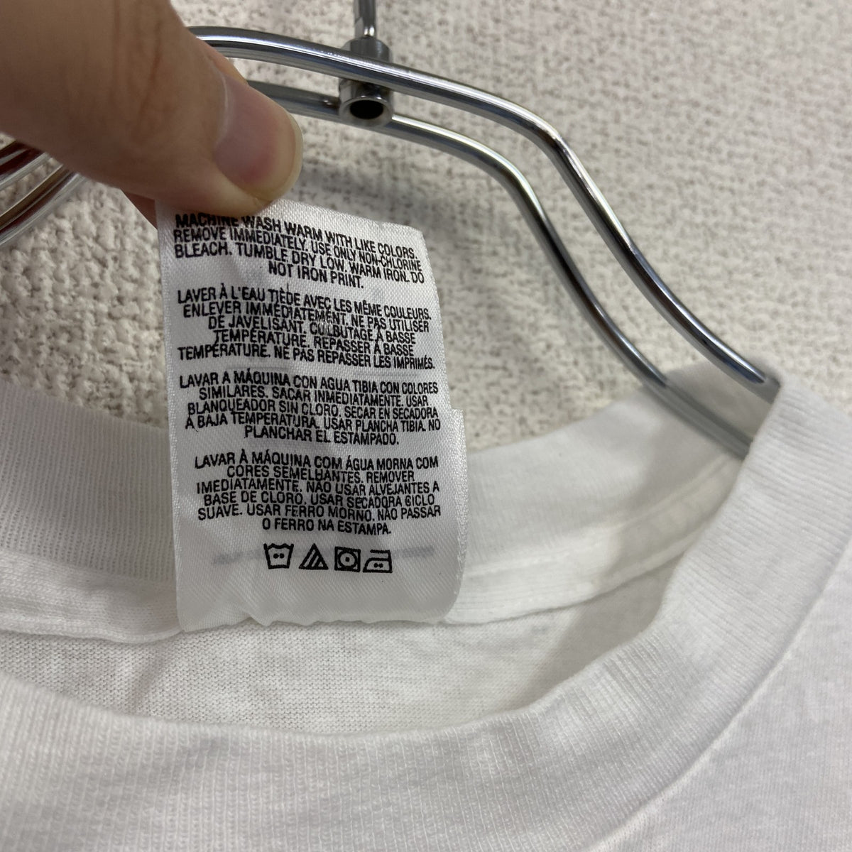 adidas　アディダス　半袖プリントTシャツ　白　ホワイト　Mサイズ　古着